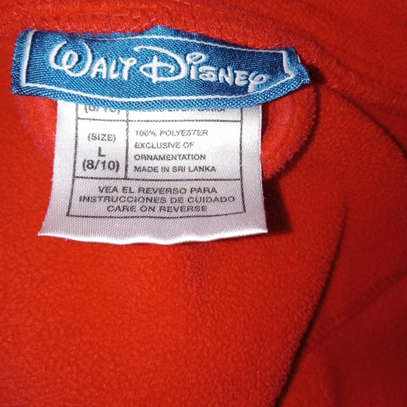 Walt Disney Mickey Mouse red robe size L - Picture 3 of 4